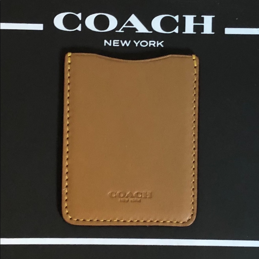 NWT Coach Phone Pocket Sticker